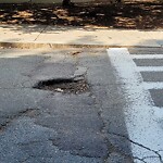 Pothole at Allerton Overlook, 203 Pond Ave