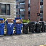 Trash/Recycling at 57 Longwood Ave #8