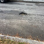Pothole at 42.34 N 71.11 W