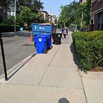 Trash/Recycling at 94 102 A Longwood Ave