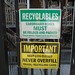 Trash/Recycling at 70 Harvard Ave