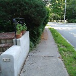 Sidewalk Obstruction at 139 Rawson Rd