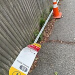 Damaged Sign at 3 Greenough Cir