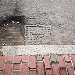 Pothole at 1 Harvard Square