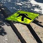 Damaged Sign at 86–132 Chestnut St