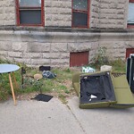 Trash/Recycling at Harvard St & Verndale St