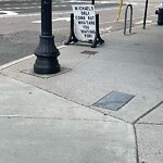 Sidewalk Obstruction at 258–268 Harvard St