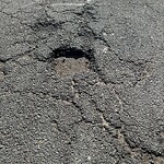 Pothole at 54–78 Vernon St