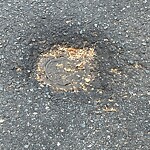 Pothole at 11 Euston St