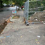 Sidewalk Obstruction at 61 Highland Rd