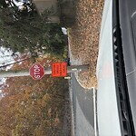 Damaged Sign at Warren St