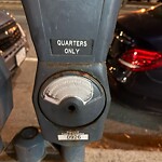 Broken Parking Meter at 1657 Beacon St