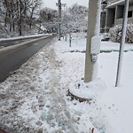 Unshoveled/Icy Sidewalk at 775 Heath St, Chestnut Hill 02467