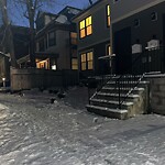 Unshoveled/Icy Sidewalk at 23 Winslow Rd