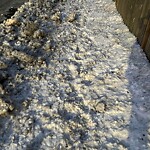 Unshoveled/Icy Sidewalk at 42.32 N 71.14 W