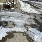 Unshoveled/Icy Sidewalk at 81 Franklin St