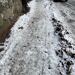 Unshoveled/Icy Sidewalk at 7 Wellington Terr