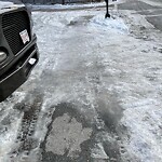 Unshoveled/Icy Sidewalk at 230 Cypress St