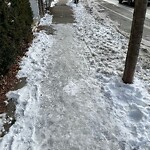 Unshoveled/Icy Sidewalk at 236 Cypress St