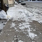 Unshoveled/Icy Sidewalk at 270 Cypress St