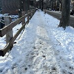 Unshoveled/Icy Sidewalk at 12 Parkman St