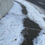 Unshoveled/Icy Sidewalk at 65 Franklin St