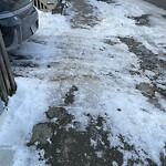 Unshoveled/Icy Sidewalk at 65 Franklin St