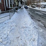 Unshoveled/Icy Sidewalk at 55 Franklin St