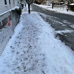 Unshoveled/Icy Sidewalk at 23 Roberts St