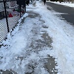 Unshoveled/Icy Sidewalk at 41 Franklin St