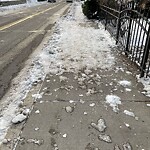 Unshoveled/Icy Sidewalk at 273 Walnut St