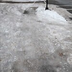 Unshoveled/Icy Sidewalk at 230 Cypress St