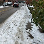 Unshoveled/Icy Sidewalk at 16 Davis Ave