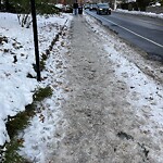 Unshoveled/Icy Sidewalk at 31 Cypress St