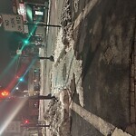 Unshoveled/Icy Sidewalk at Washington St