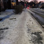 Unshoveled/Icy Sidewalk at 297 Walnut St