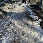 Unshoveled/Icy Sidewalk at 261 Walnut St