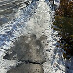 Unshoveled/Icy Sidewalk at 171 Cypress St