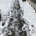 Unshoveled/Icy Sidewalk at 234 Middlesex Rd, Chestnut Hill