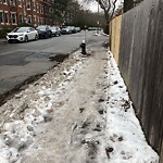 Unshoveled/Icy Sidewalk at 199 Pleasant St