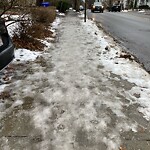 Unshoveled/Icy Sidewalk at 219 Freeman St