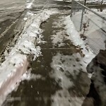 Unshoveled/Icy Sidewalk at 55 Franklin St