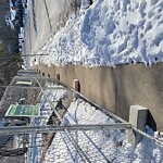 Sidewalk Obstruction at 90 Bellingham Rd, Chestnut Hill