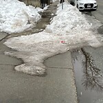 Unshoveled/Icy Sidewalk at 235 Cypress St