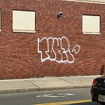 Graffiti at 1364 Beacon St