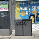 Graffiti at 1418–1424 Beacon St