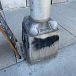 Graffiti at 320 Harvard St
