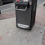 Trash/Recycling at Harvard St Opp Verndale St