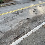 Pothole at 2–50 Circuit Rd, Chestnut Hill