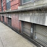Graffiti at 9 Sewall Ave